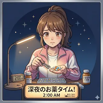 夜中の薬