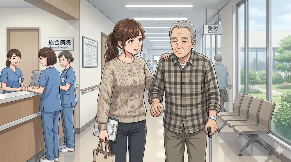 付き添い