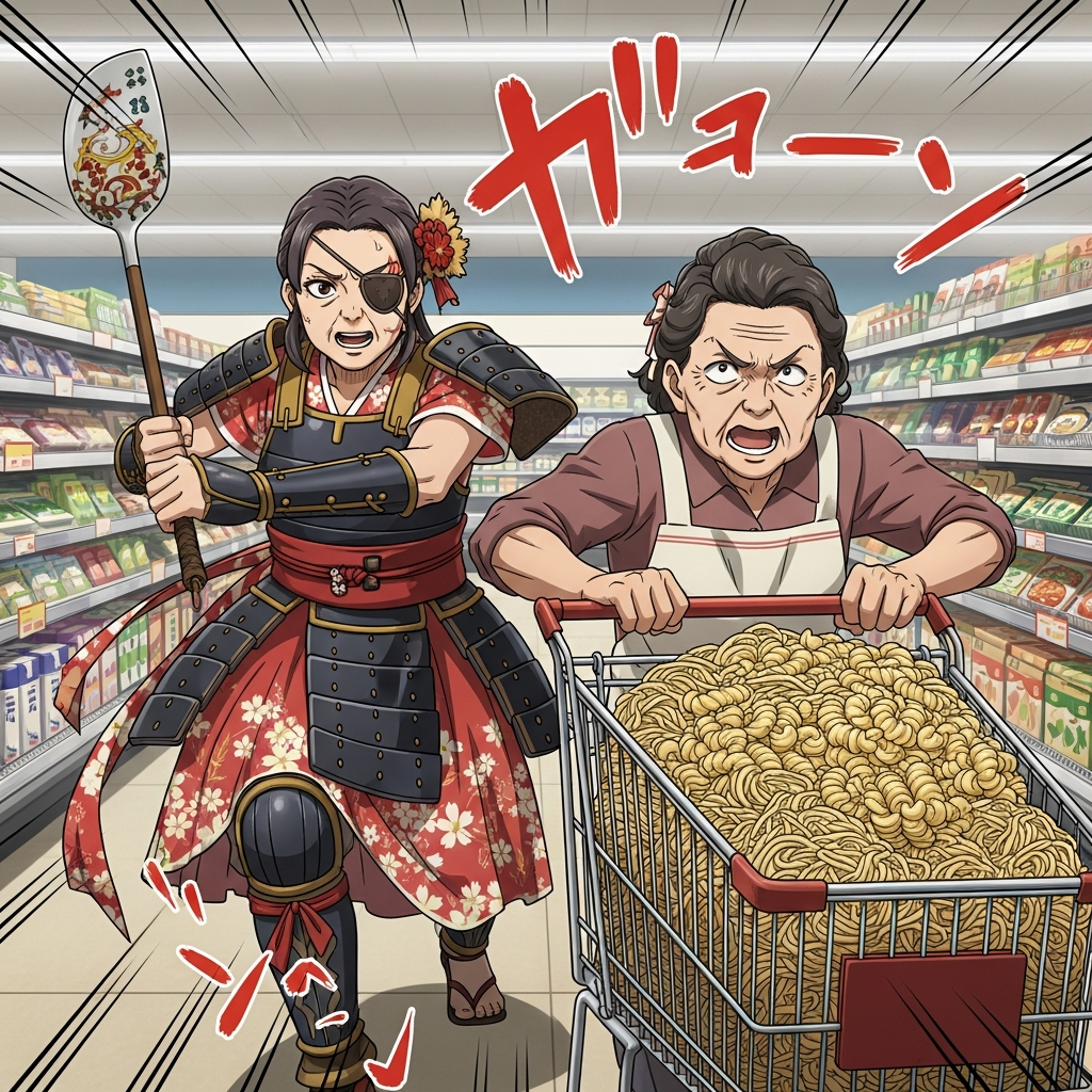 そば争奪合戦