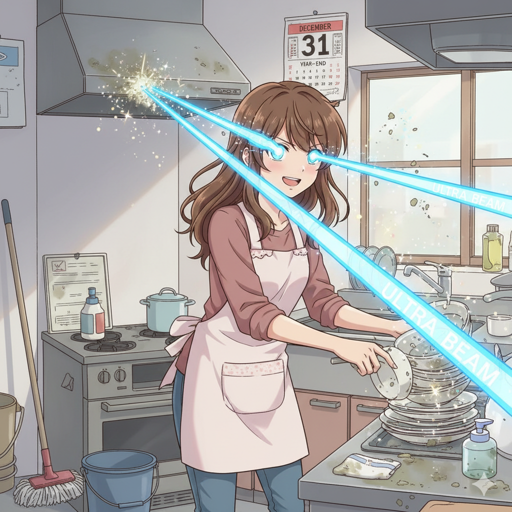年末の清掃1
