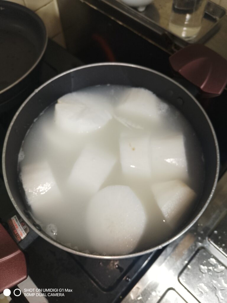 大根下茹で1