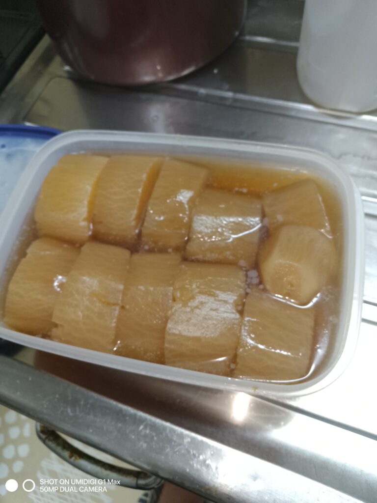 大根煮込み終わり