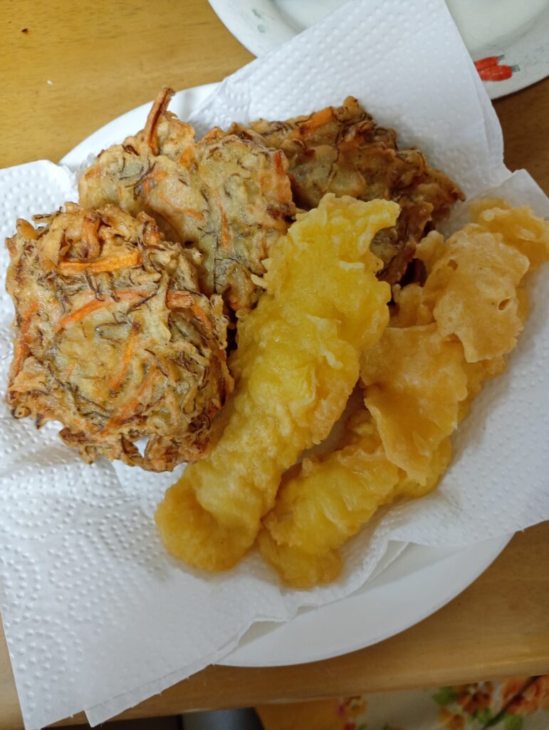 料理の写真天ぷら盛り合わせ委