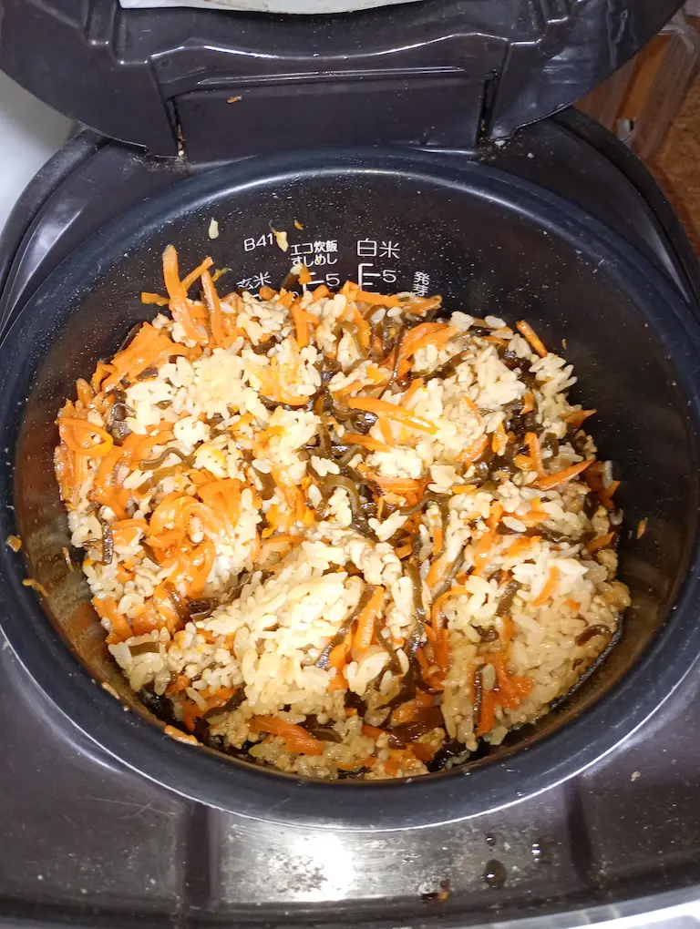 炊き込みご飯7