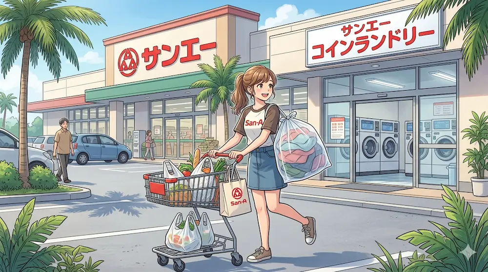 サンエーで買い物