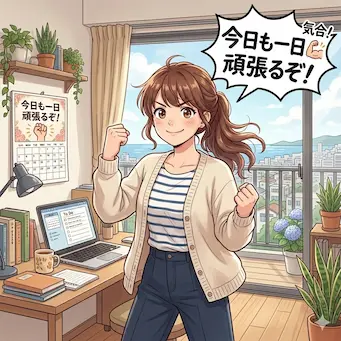 頑張るぞ