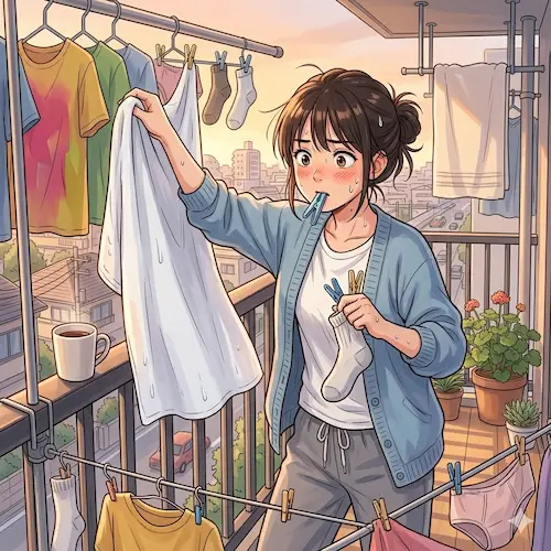 朝からバタバタ