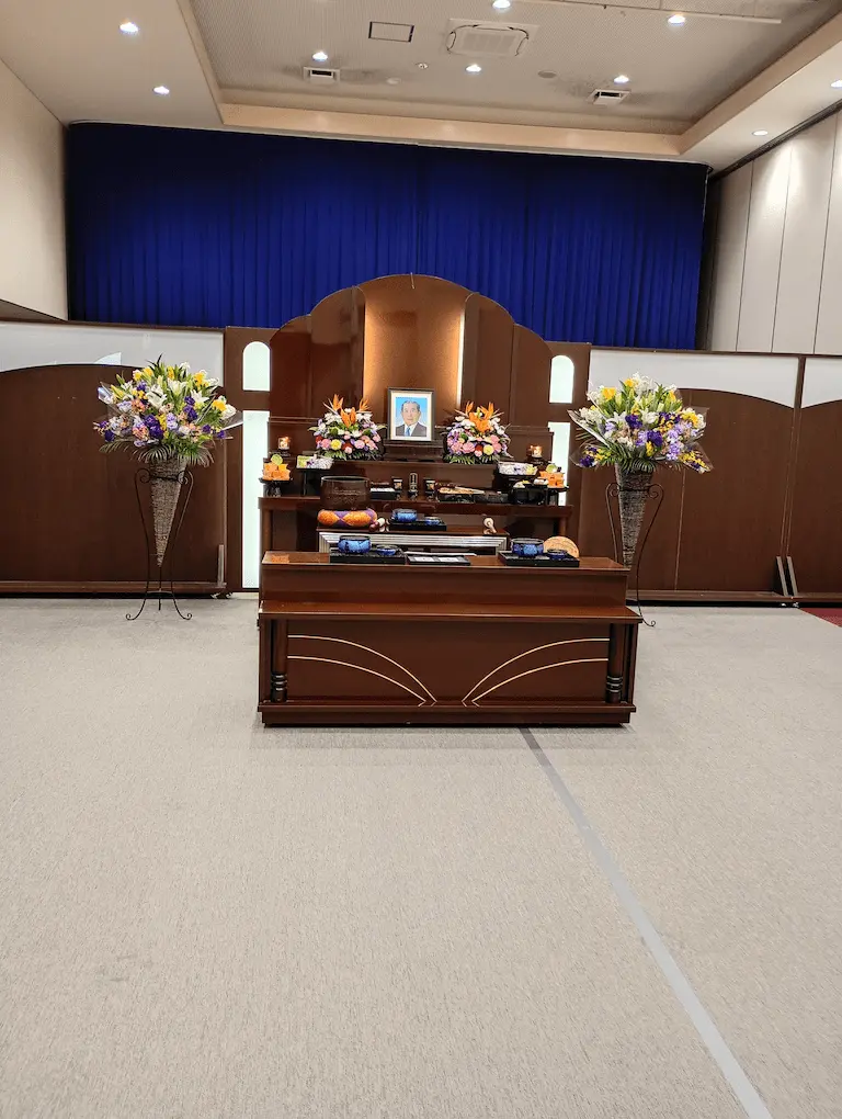 葬祭会場の様子