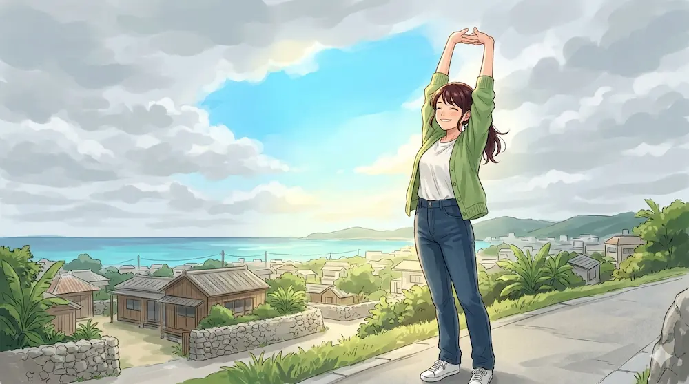 朝の風景 朝の疾呼旧