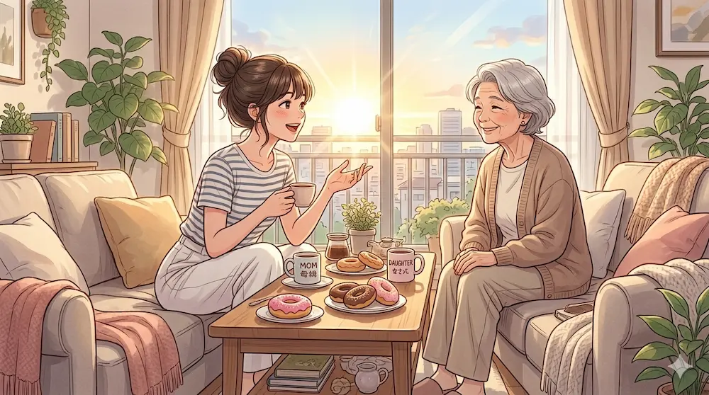 親子で朝ごはん