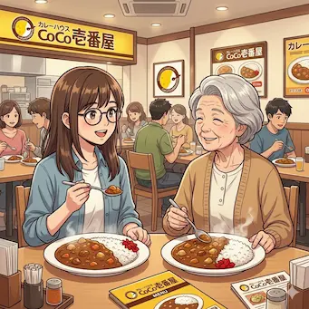 ココ壱番屋でお昼