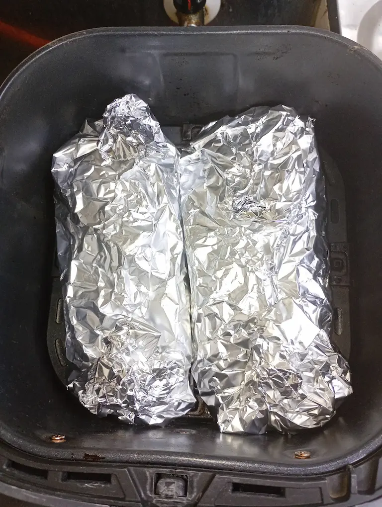 エアーオーブン中へ