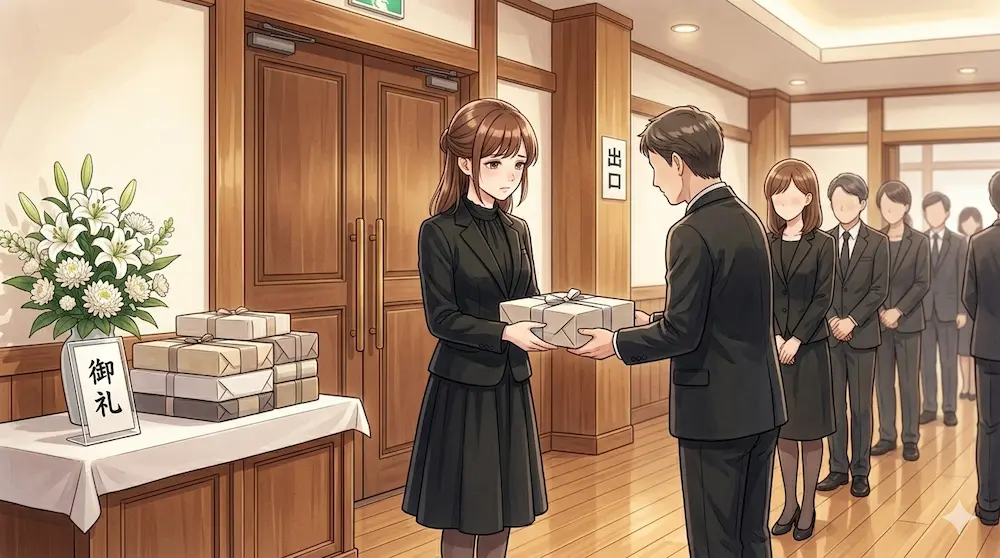 お礼のお渡し