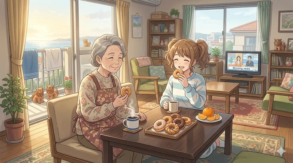 朝ごはんの風景