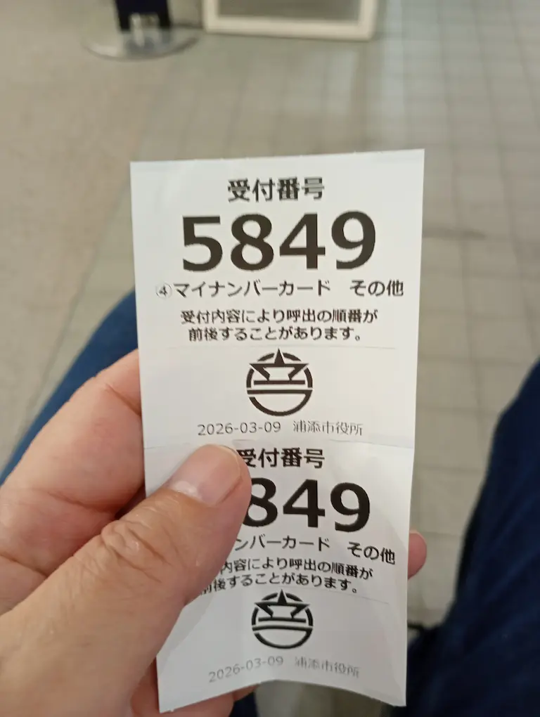 順番待ち