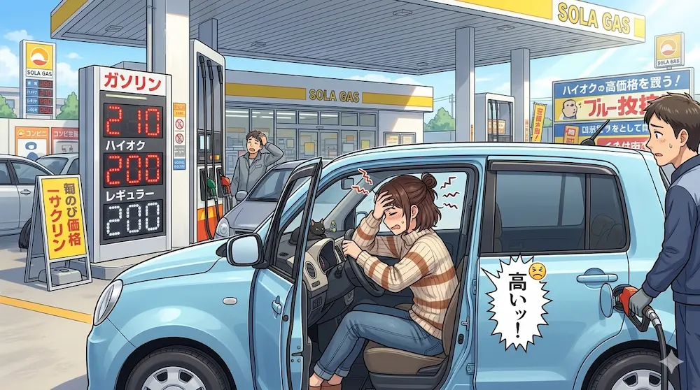 ガソリンの値段が高騰の兆し