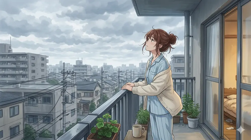 ベランダから見える風景