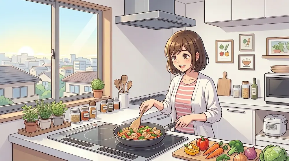 お昼ご飯を作る予定