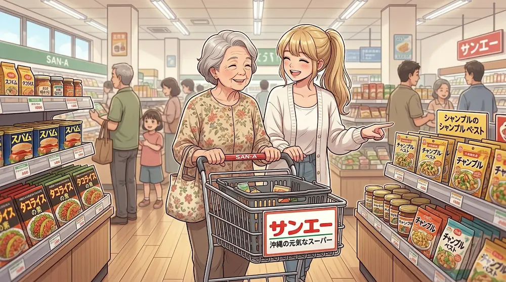 買い物へ行く