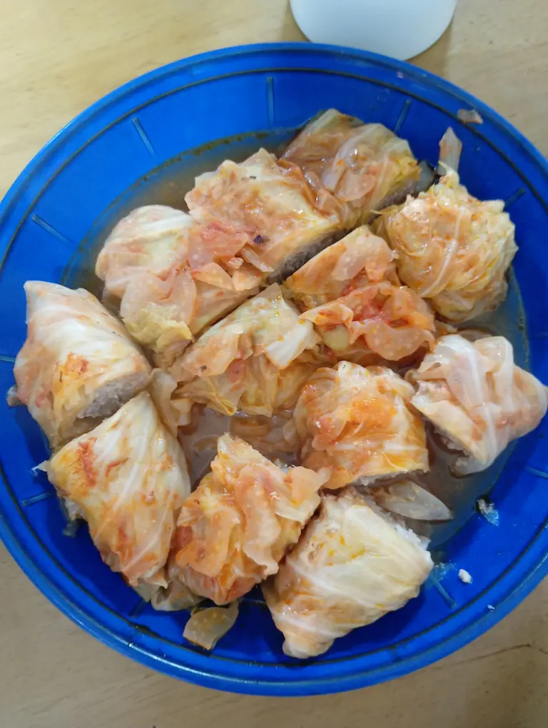 カットしたロールキャベツ