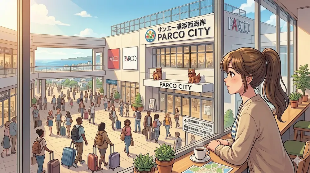 沖縄パルコ風景