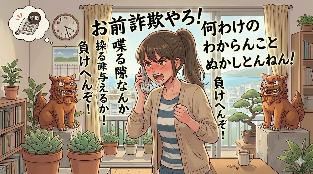 沖縄詐欺電話