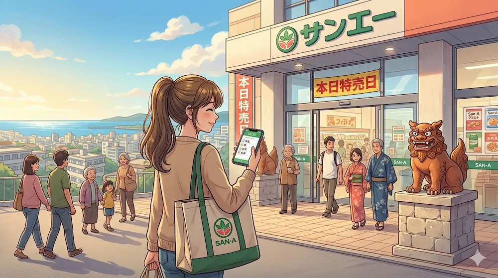 沖縄サンエー午後から買い物