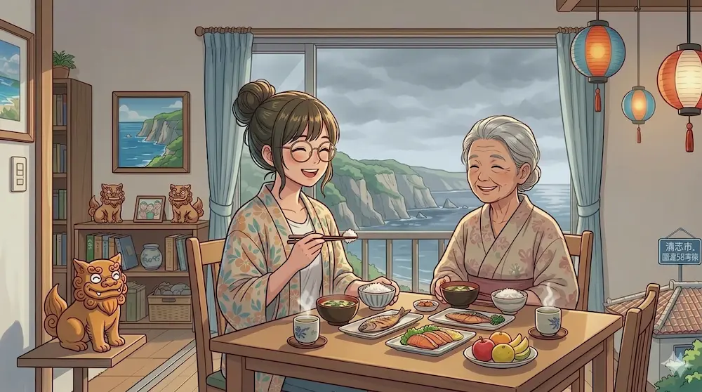 沖縄の朝ごはん