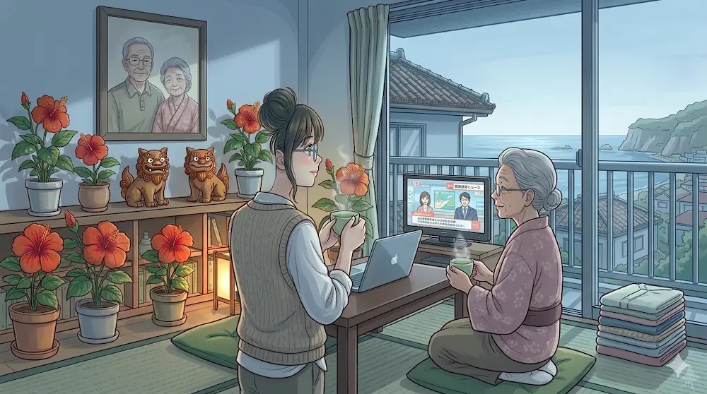 ゆっくりとした朝