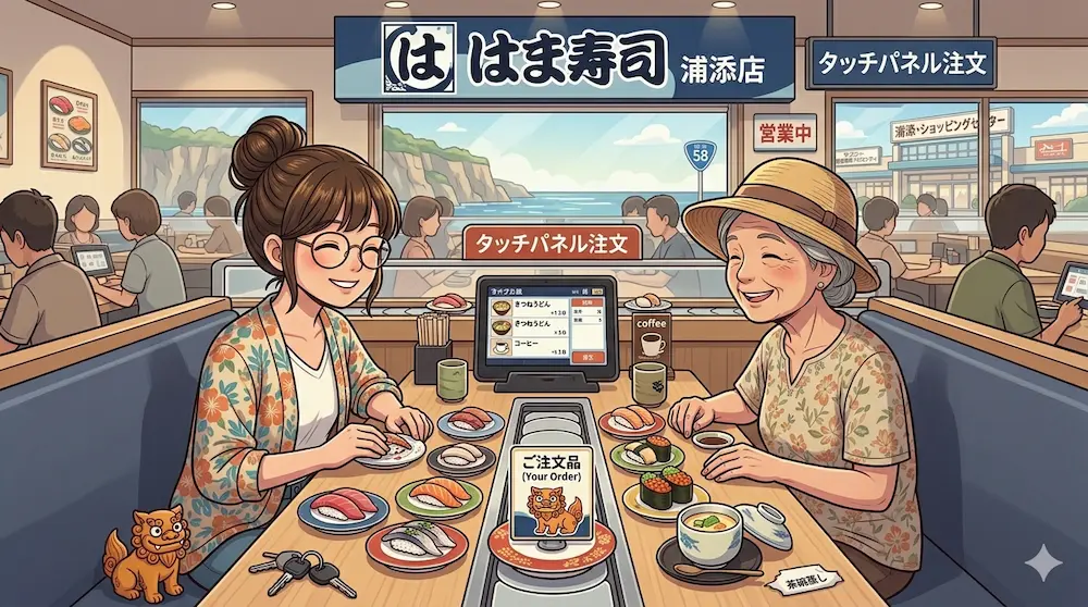 昼ご飯のはま寿司