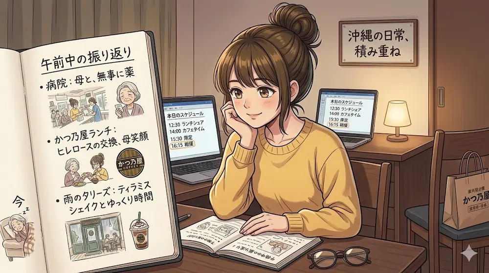 一日を振り返る
