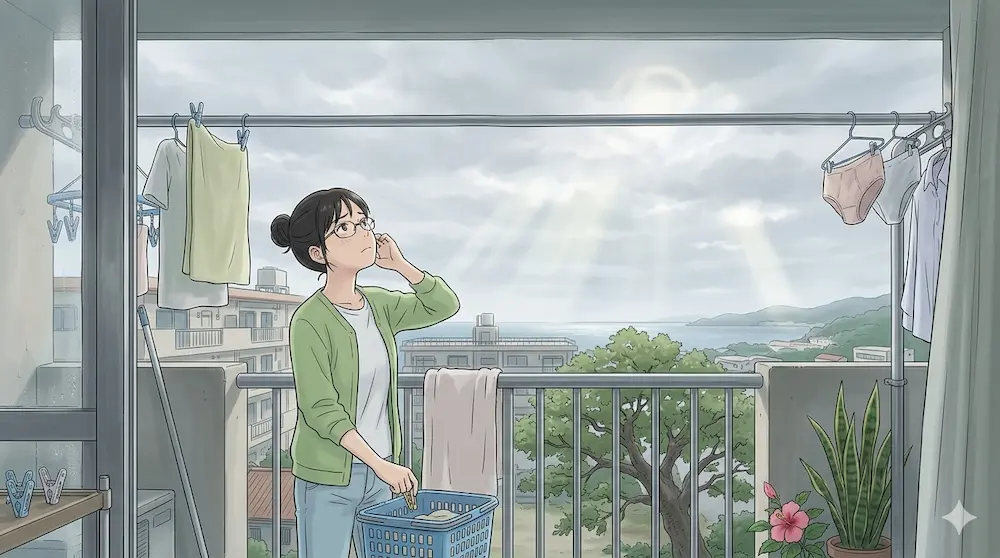 沖縄の朝の風景