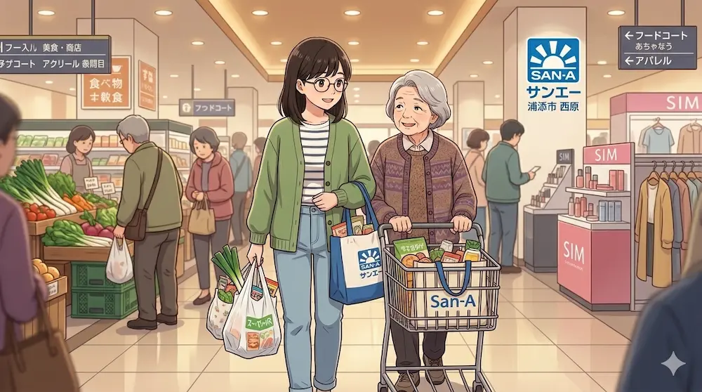 サンエーで買い物