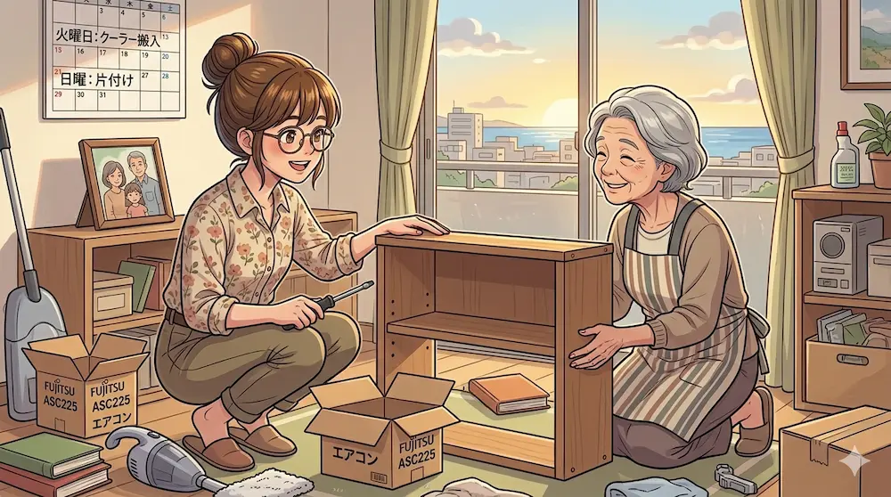 片付け