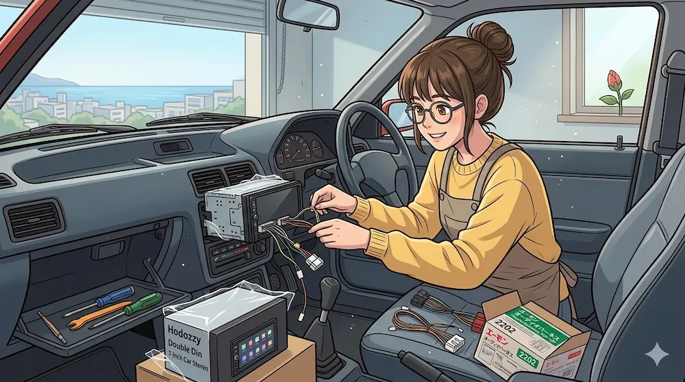 カーオディオ取り付け