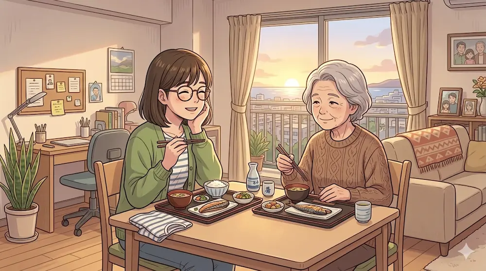 夕食の風景
