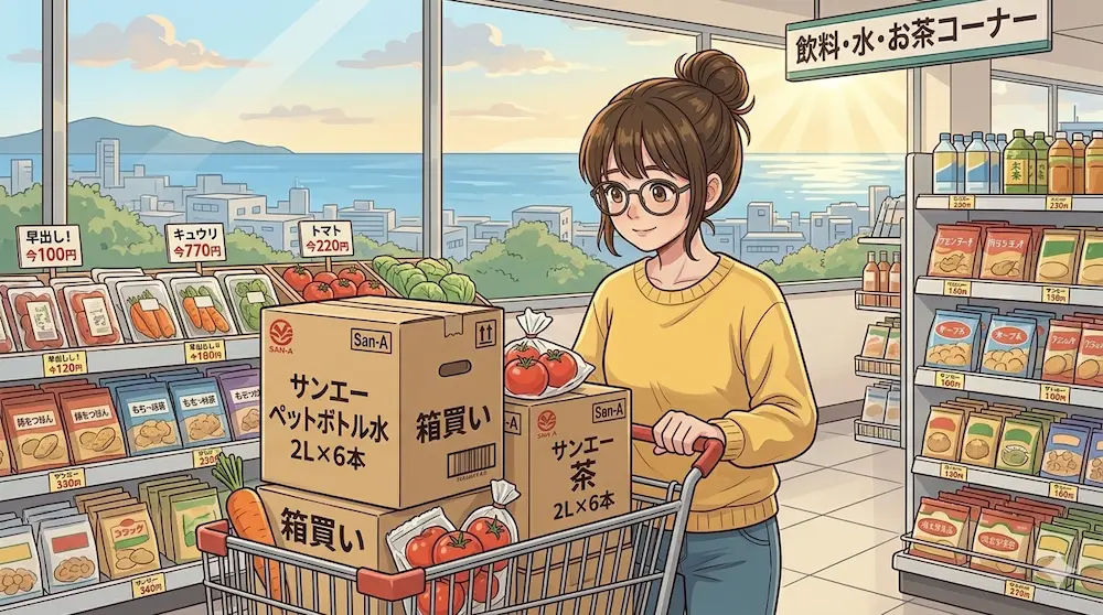 サンエーで買い物
