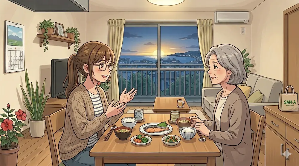 夕食