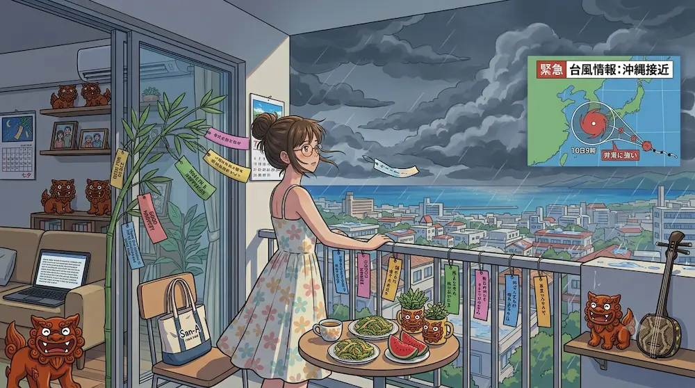 台風通過