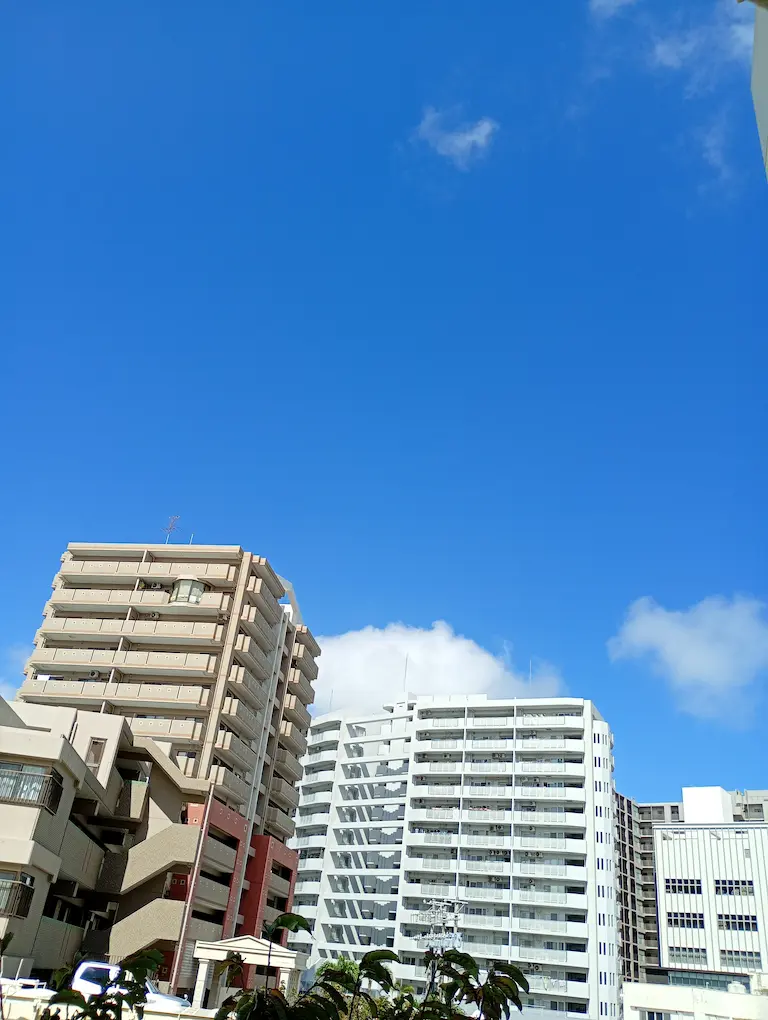 港川の朝1