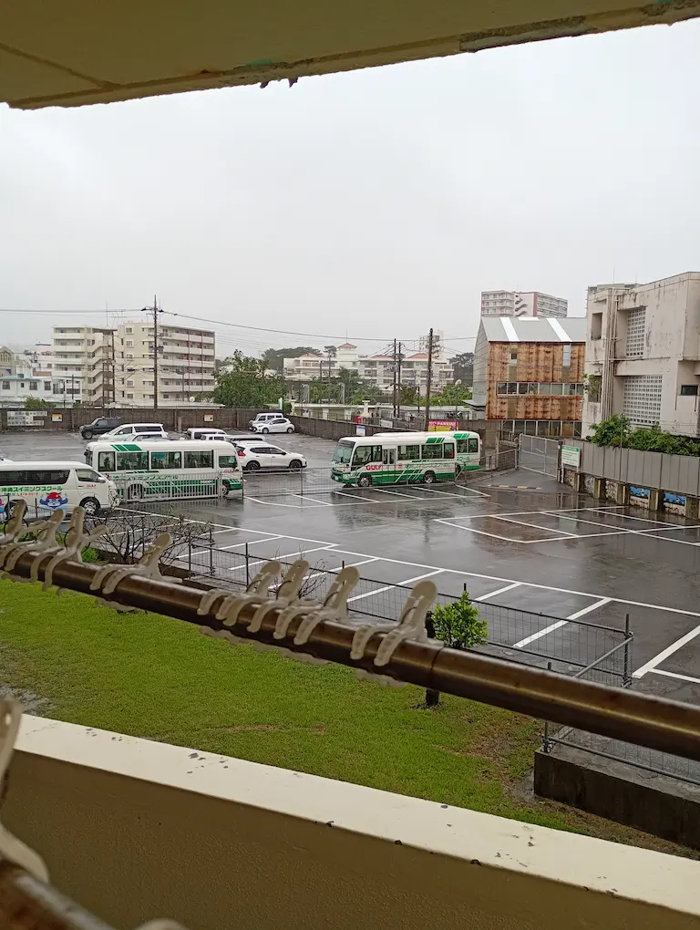 台風の朝1