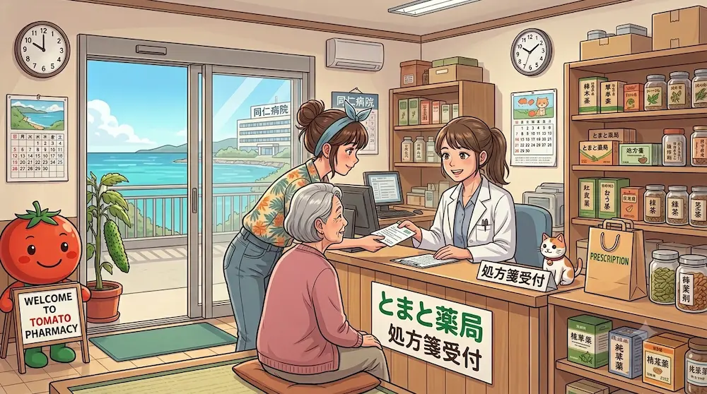薬局トマトへ