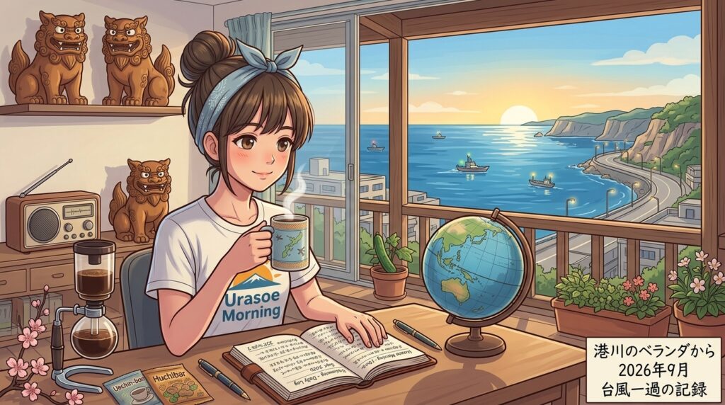 浦添・港川朝の風景